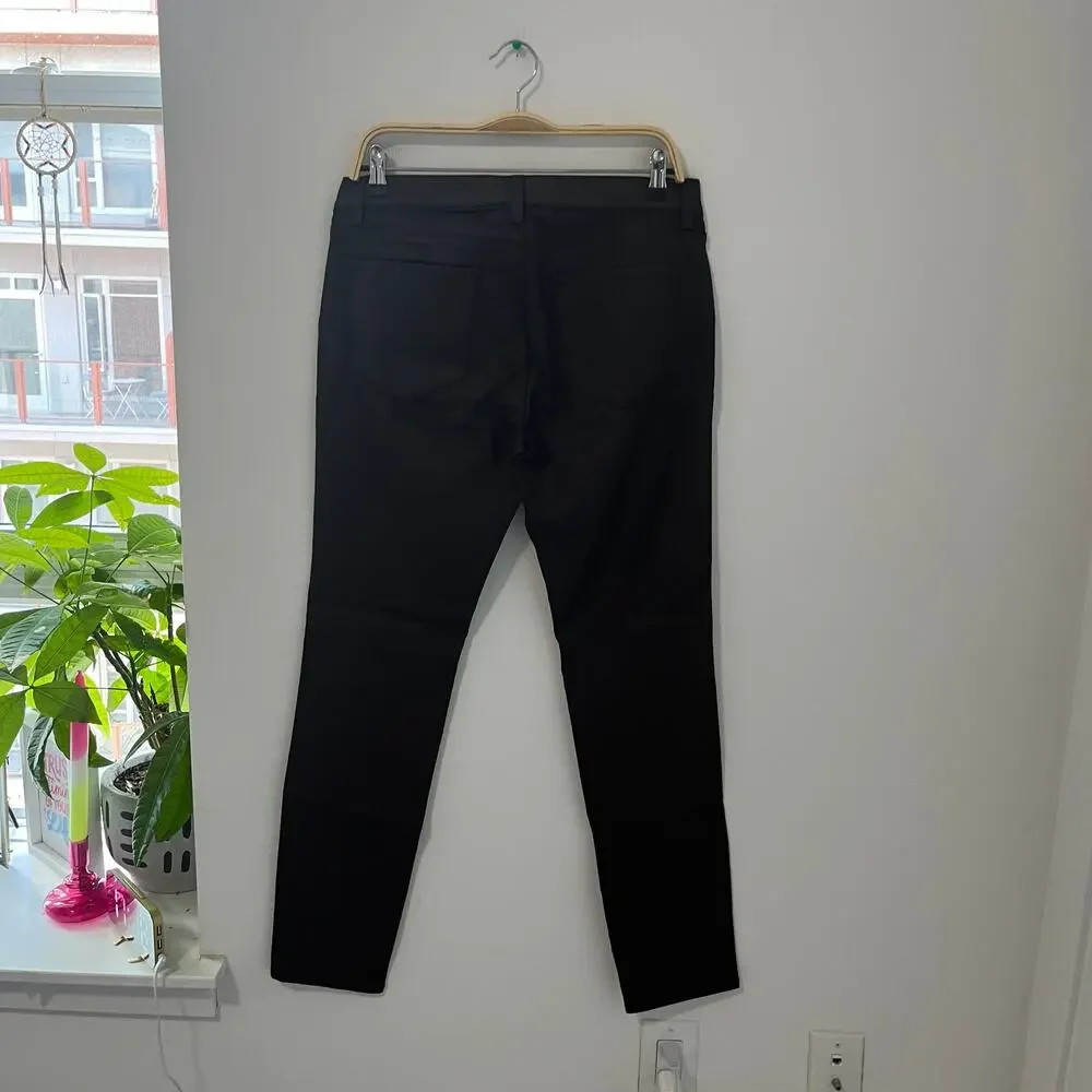 NEW Ann Taylor Brown Shiny Modern Jeans Size 8